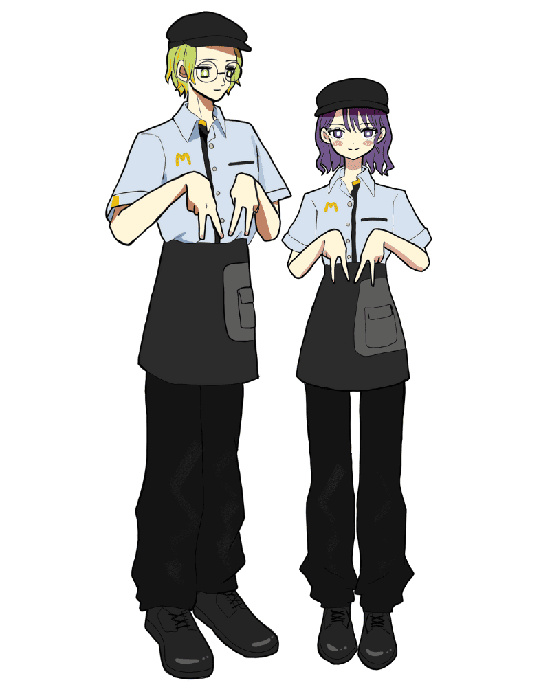 マクドナルド制服エッチ 